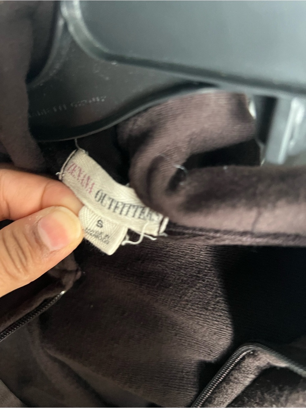 ☀️ Brown Zip-Up Hooded Sweatshirt - Picture 3 of 3